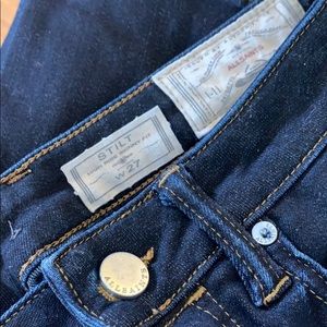 All Saints dark blue jeans w27 skinny fit